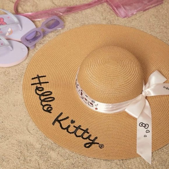 Hello Kitty Straw Sun Hat 